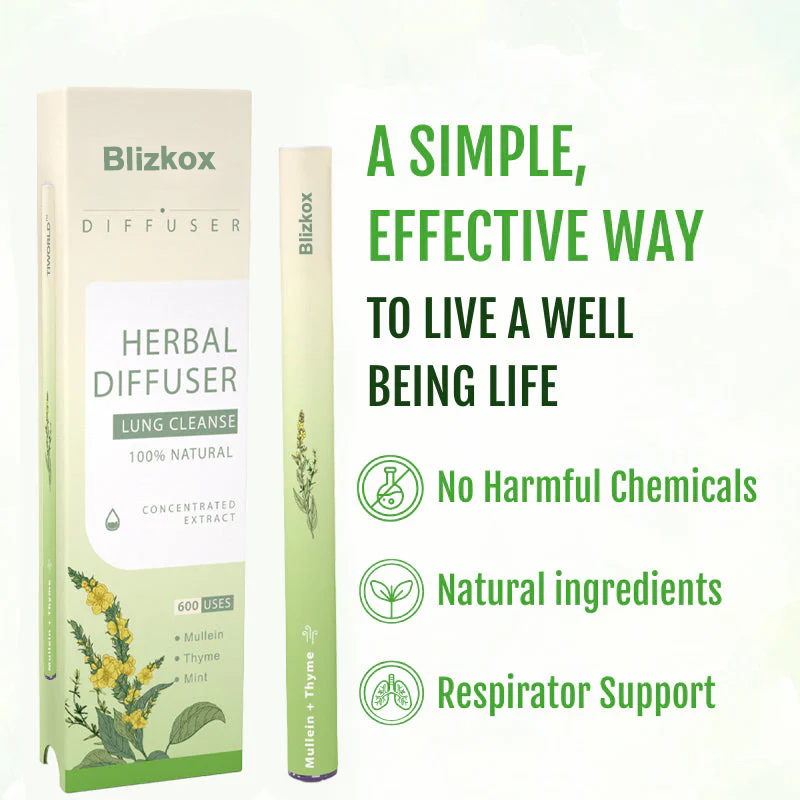 ✅Official Store-Blizkox™ Mullein Aroma Diffuser (🫁Cough, wheezing, shortness of breath, sputum, stuffy nose, bronchitis, bronchitis, allergy symptoms, lung discomfort💝)