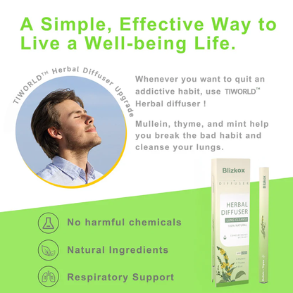 ✅Official Store-Blizkox™ Mullein Aroma Diffuser (🫁Cough, wheezing, shortness of breath, sputum, stuffy nose, bronchitis, bronchitis, allergy symptoms, lung discomfort💝)